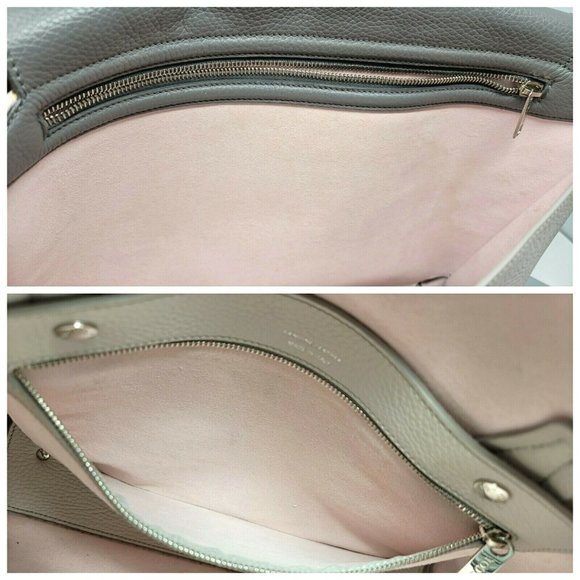 Auth Tods JOY Flap Leather Medium Tote - Picture 12 of 12